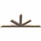 Ekena Millwork Saratoga Smooth Timber Gable Bracket, Douglas Fir, 96"W x 40"H x 3 1/2"D x 5 1/2"F, 10/12 Pitch GBW096X40X0406SAR00SDF - alternate 3